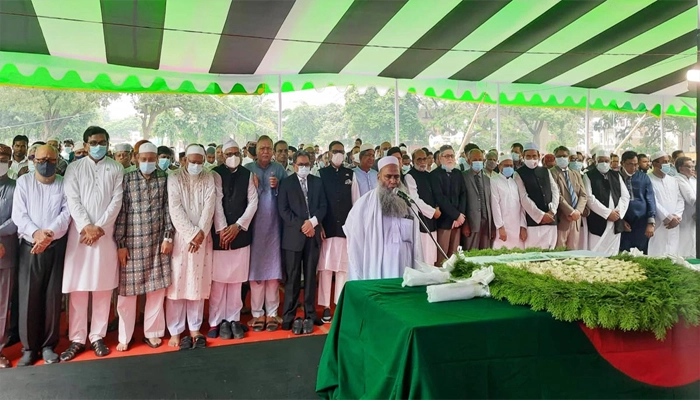 জাতীয় ঈদগাহ মাঠে ডেপুটি স্পিকারের জানাজা অনুষ্ঠিত