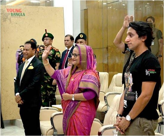জয় বাংলা কনসার্টে প্রধানমন্ত্রীর যোগদান