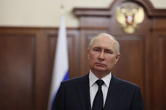 Putin accuses West of wanting Russians ‘to kill each other’ in mutiny