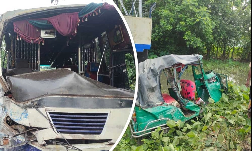 টাঙ্গাইলে বাস-সিএনজির সংঘর্ষে প্রাণ গেল ২ জনের