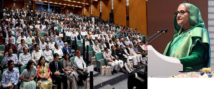 PM slams BNP’s silence about Israeli attack on Palestine