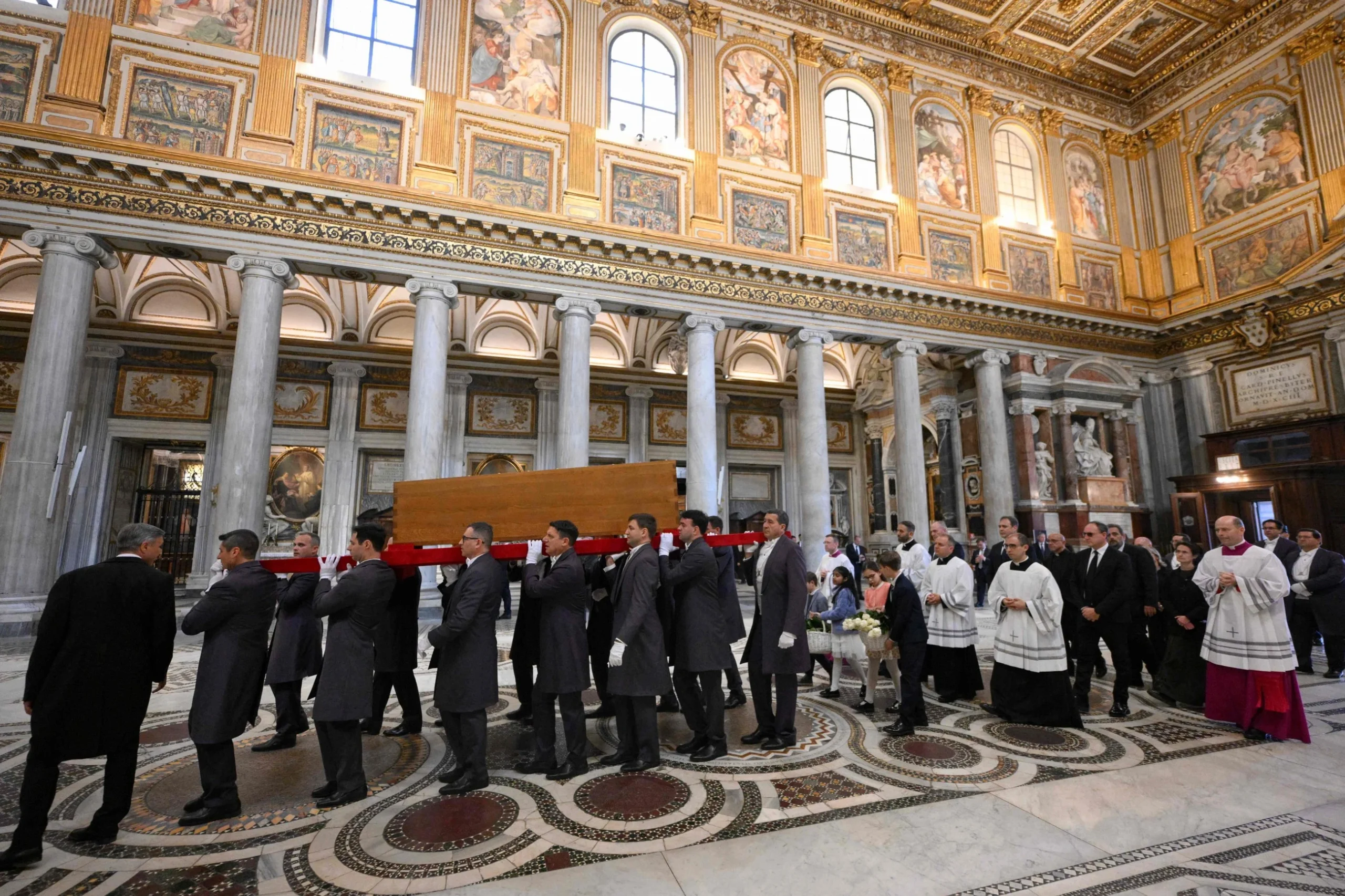 Pope Francis laid to rest as 400,000 mourn pope ‘with an open heart’