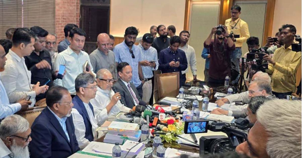 জাতীয় ঐকমত্য কমিশনের সঙ্গে বৈঠকে বিএনপি