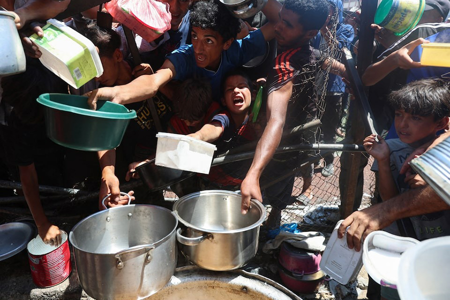 Israeli gunfire kills 67 Palestinians seeking aid in Gaza, medics say