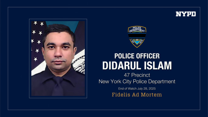 Bangladeshi-origin NYPD officer Didarul Islam among 4 killed in Manhattan shooting  He was a Bangladeshi immigrant and his wife was eight-month pregnant