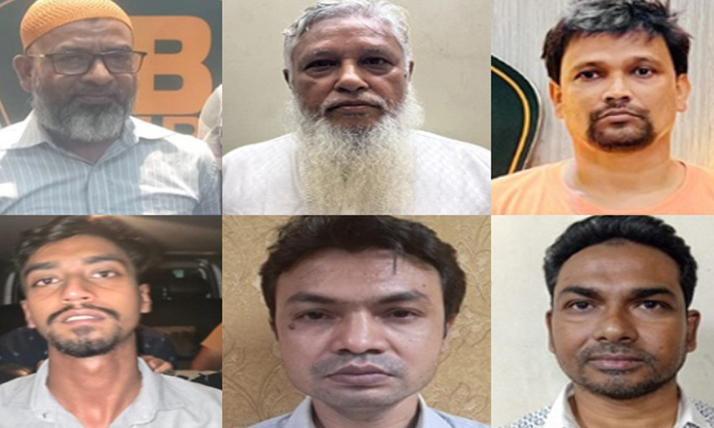 রাজধানীতে ছাত্রলীগের কেন্দ্রীয় নেতাসহ গ্রেপ্তার ৬