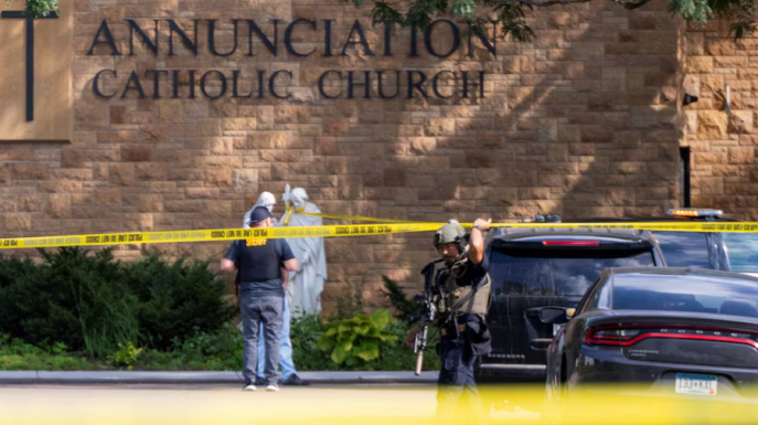 Shooter kills 2 Minneapolis school children in Catholic church, wounds 17 others  Online videos reviewed by Reuters showed the text of a suicide note in which the shooter expressed feeling depressed and wanting to carry out a mass shooting