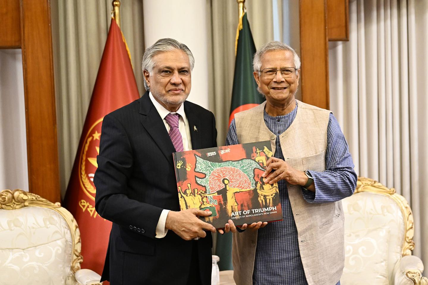 CA stresses SAARC revitalization in meeting with Pakistan deputy PM