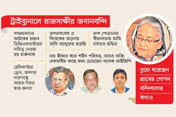 হাসিনা-কামালের নির্দেশে গণহত্যা