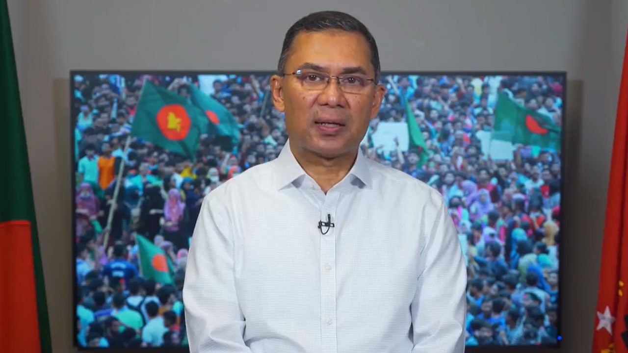 অনির্বাচিত সরকার দেশের দীর্ঘমেয়াদি সিদ্ধান্ত নেওয়ার অধিকার নেই: তারেক রহমান