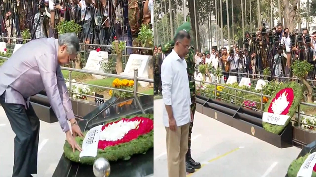শহীদ সেনা দিবসে বনানী কবরস্থানে রাষ্ট্রপতি ও প্রধানমন্ত্রীর শ্রদ্ধা