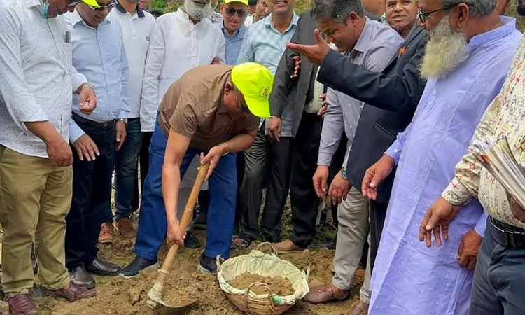 তিলকখালি খাল পুনঃখনন কাজের উদ্বোধন সম্পন্ন