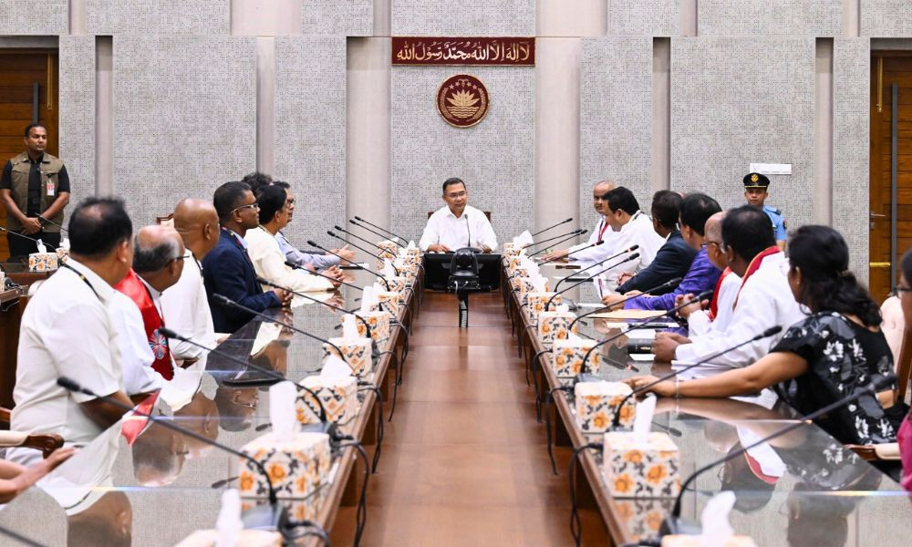 প্রধানমন্ত্রীর সঙ্গে প্রোটেস্ট্যান্ট চার্চ নেতাদের ঈস্টার শুভেচ্ছা বিনিময়