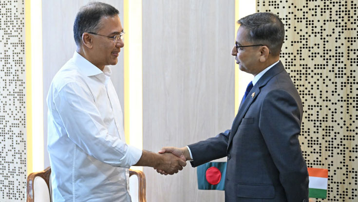 ভারতীয় হাইকমিশনারের সঙ্গে প্রধানমন্ত্রী সৌজন্য সাক্ষাৎ করেছেন