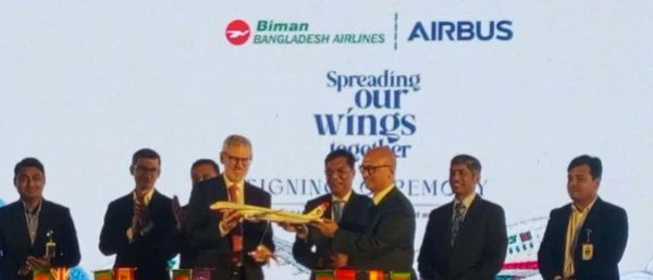 ১০ উড়োজাহাজ কিনতে এয়ারবাসের সঙ্গে বিমানের চুক্তি