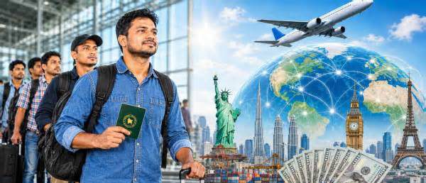 ৮ মাসে বিদেশ গেছেন সাড়ে ৪ লাখ কর্মী, আসছে বিলিয়ন বিলিয়ন ডলার