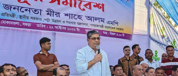 স্থানীয় নির্বাচনে সরকার বিন্দুমাত্র হস্তক্ষেপ করবে না: মীর শাহে আলম